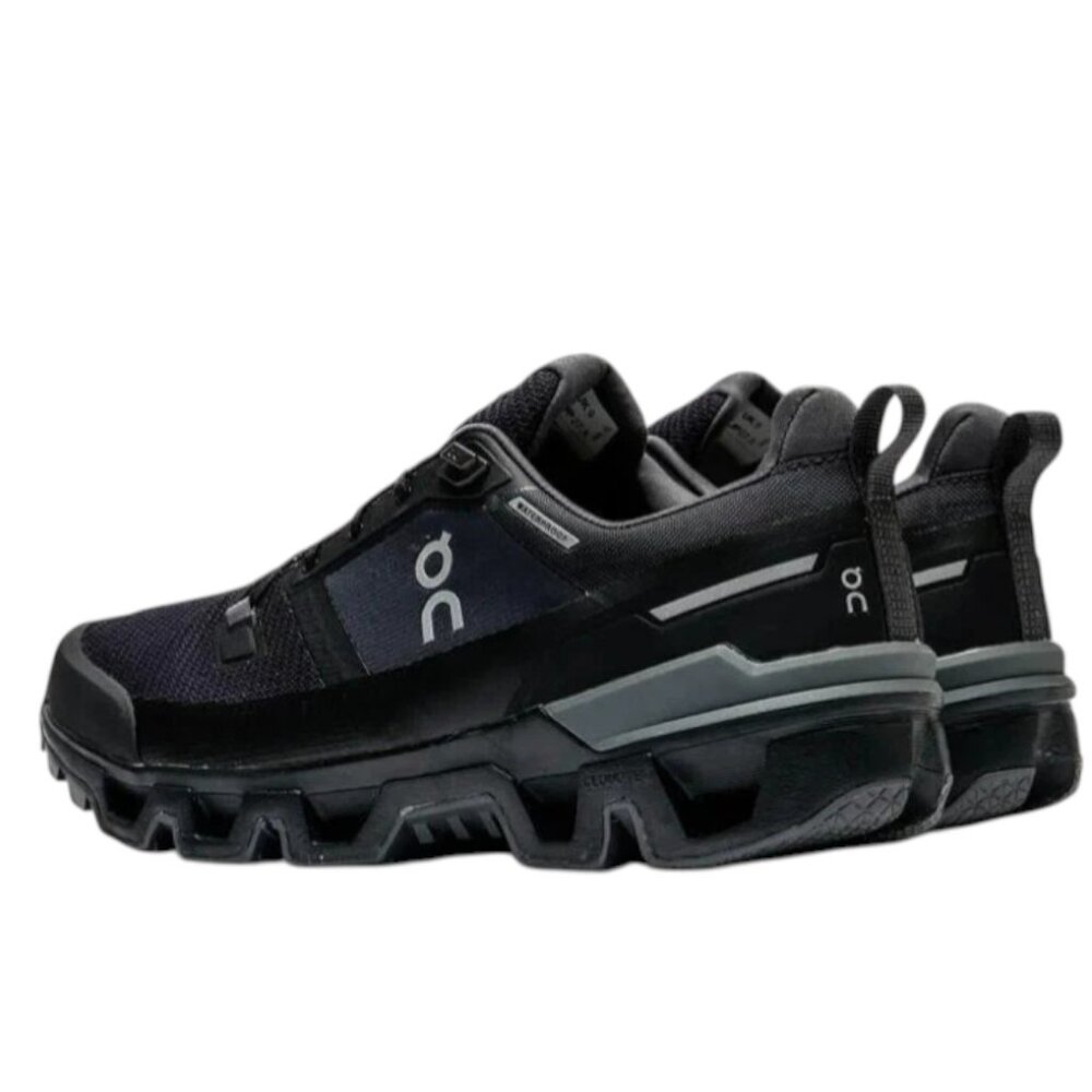 On Cloudwander Waterproof, Black/Eclipse, Size US 12 - Picture 2 of 6